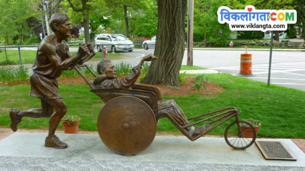 statue of dick hoyt and rick hoyt